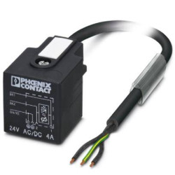 Phoenix Contact 1443129 Złącze męskie zaworowe z kablem formowanym SAC-3P- 5,0-PUR/A-1L-V, A standard, styki: 3, 24 V, 1
