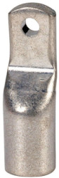 Uninsulated tube cable lug, 185 mm², silver, 260040
