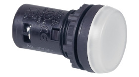 Żarówka sygnalizacyjna LED Biały 24V ac/dc LED średnica 22mm