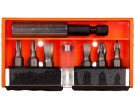 Końcówki wkrętakowe z uchwytem 06-101 /zestaw 7 szt./