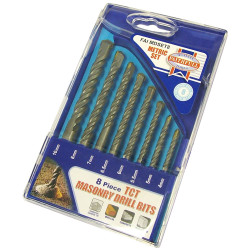 Faithfull FAIMDSET8 Standard Masonry Drill Set of 8 4-10mm