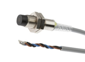 Czujnik indukcyjny M12x1 dł: 37 mm niezabudowany Sn: 6 mm 10-30V DC PNP NC kabel 2 m IP67 IN120204