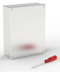 Obudowa do adaptacji, Stal nierdzewna 304 Satynowy 0 Knockouts 280mm x 220 mm x 85mm RS PRO