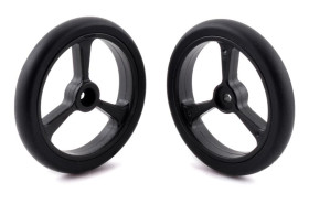 Pololu Wheel for Micro Servo Splines (20T, 4.8mm) - 40×7mm, Black, 2-Pack