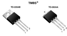 VT4045C Dual Low-Voltage Trench MOS Barrier Schottky Rectifier Ultra Low VF = 0.28 V at IF = 5.0 A