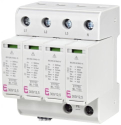 Ogranicznik przepięć typ T1+T2+T3 (B+C+D) ETITEC ML T123 300/12,5 4+0 RC uniwersalny TN-S 002440668