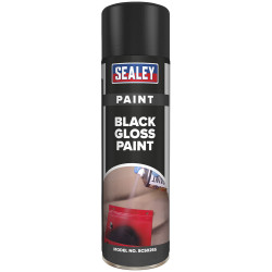 Sealey SCS025S Black Gloss Paint 500ml