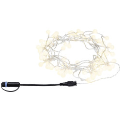 Paulmann 94557 Plug &amp; Shine Light Chain 72 LED Warm White 7.5m Black