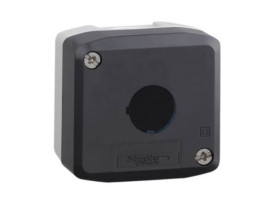 Harmony XALD Pusta kaseta sterująca 1 otwór fi22 ciemnoszara z jasnoszarą bazą plastikowa XALD01 SCHNEIDER ELECTRIC