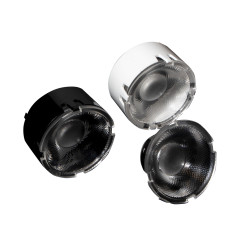 Soczewka LED Eliptyczny, kąt widzenia 14 ° Bezbarwny Metakrylan polimetylu (PMMA) Okrągły, Ledil, seria: Yasmeen 35