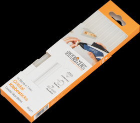 110030446 16 glue sticks, Cristal, 7 mm