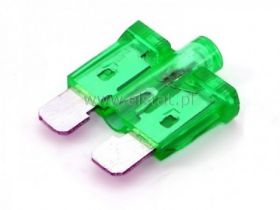 30A bezp. samochodowy UNI z lampką ( zielony )