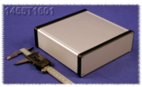 Aluminum enclosure, (L x W x H) 160 x 165 x 52 mm, natural, IP54, 1455T1601