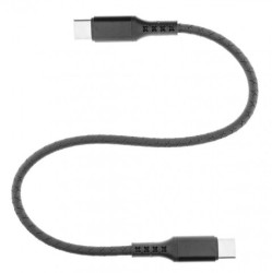 KABEL AMPERE USB TYP C /C 0,5M CZARNY