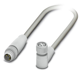 Przewód czujnik-siłownik Złącze A M8 liczba rdzeni 3 długość 3m Rodzaj A Męskie Złącze B M8