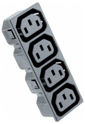 Bulgin PX0714/4/15/28 Złącze męskie sieciowe, 1 szt.