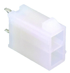 Listwa stykowa PCB 2-pinowe Mini-Fit Jr raster: 4.2 mm Prosty 2-rzędowe Molex Otwór przelotowy 600 V W osłonie