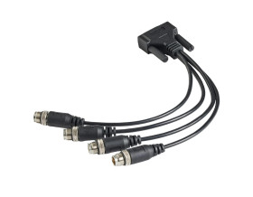 Kabel konwertera złącze A D-sub złącze B M12 rodzaj A Żeńskie rodzaj B Męskie Kvaser