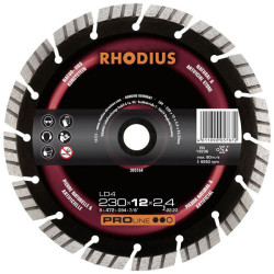 Rhodius 303163 LD4 Diamond Cutting Disc 180mm Durable for Stone Cutting