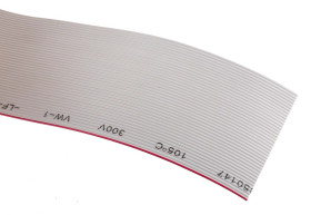 Kabel taśmowy 40-żyłowy raster 1.27mm Płaski, AWG 28 AWG Nieekranowany 7 RS PRO 50,8 mm -20→ +105 °C