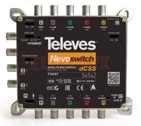 MULTISWITCH 5X5X2 PL TELEVES NEVOSWITXH dCSS