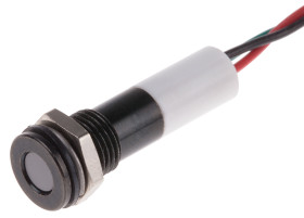 Lampka kontrolna do montażu panelowego 24V dc 8mm LED Wyprowadzenia RS PRO