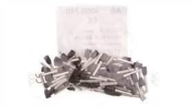 Tulejki Izolowane Na Rolce 1,5Mm2 Czarne 4050.740 /1000Szt./