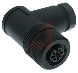 Złącze wielostykowe przemysłowe 4-pinowe M12 Montaż na kablu Wtyczka Turck