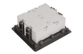 Simon Connect Puszka SF podłogowa podwójna 4xK45 + SM202/9 szary grafit SF270/14