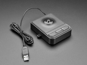 Adafruit Mini Panel Mount USB Trackball with Three Buttons