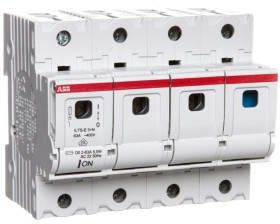 Rozłącznik bezpiecznikowy 3P+N 63A D02 ILTS-E3+N 2CDE103101R1901