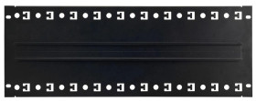 Blacha montażowa RADIN 4U z szyną DIN przeznaczona do montażu urządzeń na szynę DIN w tylniej części szafy RACK19