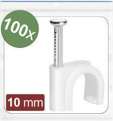 Haczyki z tworzywa sztucznego Quadrios 24CA422 24CA422, 7 do 10 mm, 100 szt.