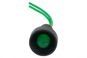 Kontrolka diodowa fi 10mm, 230V zielona/green