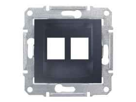 SEDNA Płytka czołowa 2x RJ45 do: AMP Molex Keline grafit SDN4400670 SCHNEIDER ELECTRIC