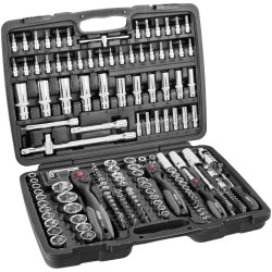 Vigor V2461 Socket Wrench Set 172-Piece 6.3/10/12.5 mm Comprehensive Kit