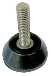 Podstawka antywibracyjna M10 średnica 46mm wysokość całkowita 15mm wysokość stopki 15mm