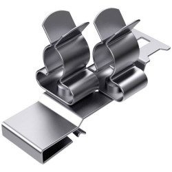 Hebotec 1025-013C HSDZ 6 - 8 Fastener Cable Clips Plastic Black