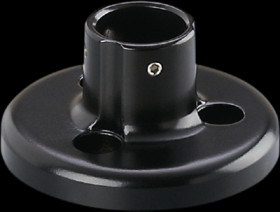 Basic bracket, black, (Ø x H) 70 mm x 35 mm, for LED signal tower, E89060