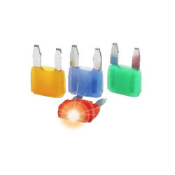 Hansor ASP-L4 Car Mini Blade-Type Fuse 4A Pink Smart Fuse Display