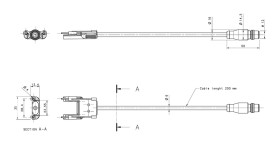 Przewód czujnik-siłownik