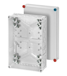 Puszka do instalacji wewnętrznych szara IP65 300x450x170 z zaciskami 4-biegunowa 70 mm2 K 7004 HPL3900226