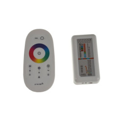 Sterownik LED RGBW RF 12-24V 4x6A Max, Pilot dotykowy