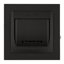 DECO Łącznik hotelowy czarny mat 12DSH-1