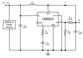 600kHz/1.3MHz Step-up PWM DC/DC Converter