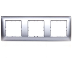 VENA Ramka potrójna aluminium 514083