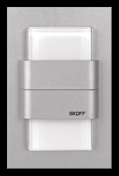 Oprawa przyschodowa DUO TANGO LED Light 10 V DC 1,6 W IP 66 niebieski szlif Inox