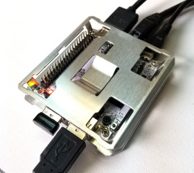 Aluminum Frame Case for Libre Computer La Frite AML-S805X-AC - 8 Stack