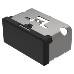 Soczewki do wskaźników, 03-901, Czarny, Prostokąt, długość: 38