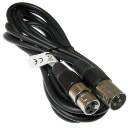 Kabel Mikrofonowy XLR-XLR 3m Wtyk-Gniazdo